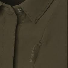Manches retroussables à l'aide d'une patte boutonnée. Chemise Femme Pour Safari Harkila Vetement De Chasse Ou Safari Photo