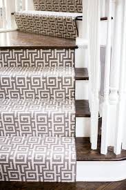 There is no border line shown on both sides to emphasize the floral print on the carpet. Carpet Runner Design Ideas