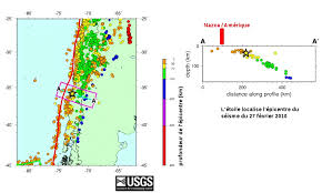 Les secouristes continuent de s'activer pour tenter au moins d'établir un contact. Apercu Geologique Rapide Apres Le Seisme Du 27 Fevrier 2010 Au Large Du Chili Au Nord De Concepcion Planet Terre