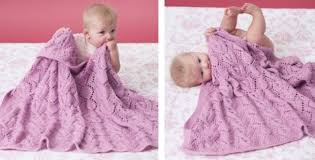 Other knit blanket patterns you might like: Knitted Lace Baby Blanket With Cables Free Knitting Pattern