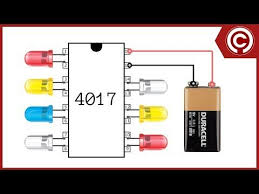 led chaser with only 4017 youtube electronics projects diy electronics basics diy electronics