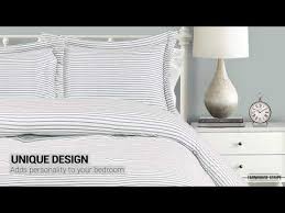 We have all the decor that you need to create a stylish bed and sleep well. Farmhouse Stripe 3 Piece Comforter Set Lush Decor Www Lushdecor Com