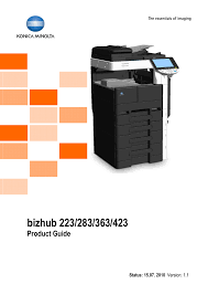 Download the latest drivers and utilities for your konica minolta devices. Bizhub 223 283 363 423 Manualzz