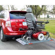 Simply roll your mobility device on the platform from either side, hit a button, and let the chariot do the lifting for you. Wheelchair Carrier Lift N Go Wheelchair Carrier Outside Power Vehicle Lift Electric Wheelchair Mobility Scooter Lifted Cars