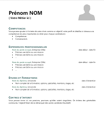Check out the free resume templates word that look like photoshop designs. Modele De Cv Liste Simple A Telecharger