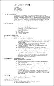 Site offers a comprehensive collection of free resume samples and templates. Free Professional Construction Resume Templates Resume Now Resume Templates Cv Template Resume Template Free