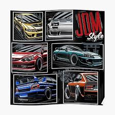 Jdm sticker bomb floor mats. Jdm Posters Redbubble