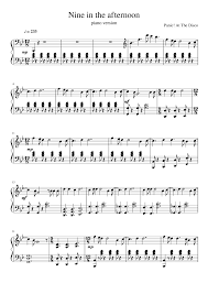 Look through examples of in the afternoon translation in sentences, listen to pronunciation and learn grammar. Nine In The Afternoon Sheet Music For Piano Solo Musescore Com