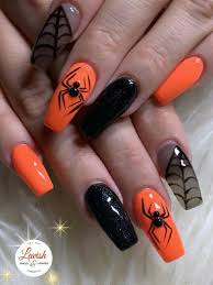 Halloween Nails Nagelideen Zuckerwatte Nagel Coole Nagel
