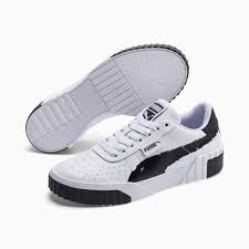 Quick view puma ralph sampson lo women's. Cali Brushed Women S Trainers Puma Black Puma White Puma Sneakers Puma