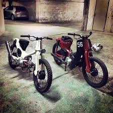 a simple yet elegant mod of classic honda c50 by 56 motorcycles custom garage ホンダカブ スーパーカブ カスタム ミニバイク