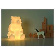 Pillowfort 39 S Bear Night Light Brings A Dash Of Whimsy And A Comforting Glow To Your Child 39 S Room Made Of C Pillow Fort Baby Bear Nursery Big Kids Room
