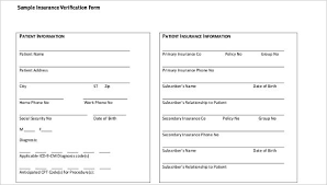 Your doctor's office submits a claim for payment to cigna. Free 17 Sample Insurance Verification Forms In Pdf Ms Word