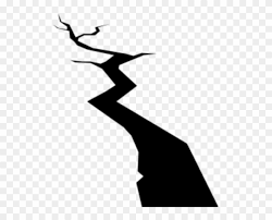 All earthquake clip art are png format and transparent background. Graphic Freeuse Stock Crack Silhouette At Getdrawings Transparent Earthquake Crack Clipart 2203884 Pikpng