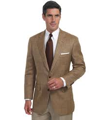 Women's burberrys black long 100% camel hair coat. Brooks Brothers Tan Broken Bone Sport Coat In Brown For Men Lyst