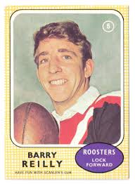 Scanlens 1970 NRL Football Card #05 -Barry Reilly