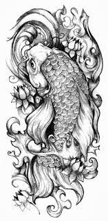 Sketch For Tattoo Sleeves Carp Koi Koi Tattoo Sleeve Koi Tattoo Design Koi Tattoo