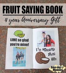 Traditional couples might select fruit and flowers or go more modern with an electronic. Anniversary Fruit Saying Book Free Printable