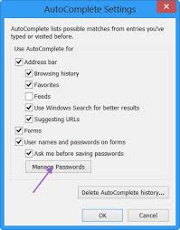 Your chrome, firefox, and other web browsers' passwords won't appear in the tool. Internet Explorer Password Manager How To View Saved Passwords