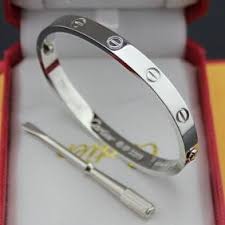Replica Cartier Love Bracelet B6035416 White Gold Screwdriver Cartier Love Bracelet Love Bracelets Cartier Love Ring
