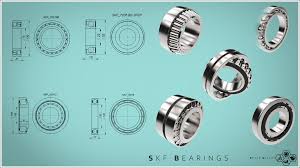 Skf Bearings 3d Cad Model Library Grabcad
