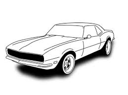 Ford boss 302 mustang car 1969 coloring pages to color, print and download for free along with bunch of favorite car mustang coloring page for kids. 69 Camaro Line Drawing Shefalitayal