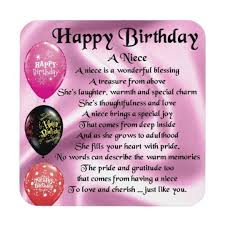 Niece Poem Happy Birthday Coaster Happy Birthday Cousin Happy Birthday For Her Happy Birthday Niece