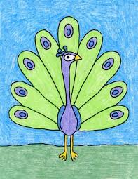 2nd Grade Archives Art Projects For Kids Easy Art For Kids Peacock Drawing Art Drawings For Kids