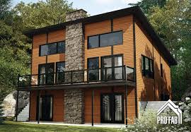 Modele Horizon Chalet Contemporain Plan Maison Maison Unifamiliale