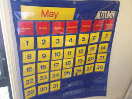 Our Monthly Calendar Pocket Chart Every Day Begins New