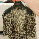 Leopard Print Cardigan, Women's Fashion, Tops, Sleeveless on Carousell