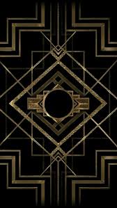 Black And Gold Art Deco Border Art Deco Old Hollywood Pattern Black And Gold Art Deco Pattern Art Deco Art Deco Fashion