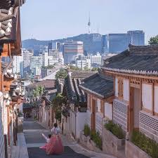 Aesthetic South Korea Street An City Ville Et Rue Coreenne South Korea San Francisco Skyline City