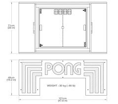 Paying homage to one of the most iconic video games of all time, the pong table brings it to the physical world. Play Atari Pong In Your Coffee Table By Gerardo Orioli Kickstarter
