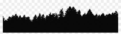 Black And White Beach Clipart Transparent Evergreen Treeline With Transparent Background Forest Tree Line Background Evergreen Fores In 2020 Transparent Background Clip Art Vintage Bird Line Drawing