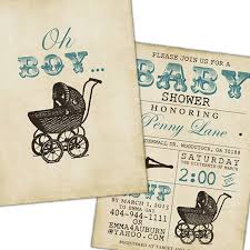 Printable Digital File Only Baby Boy Shower Invite Vintage Stroller Baby Shower Invitations For Boys Vintage Baby Shower Invitation Baby Shower Vintage