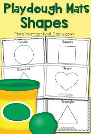Free Shapes Play Dough Mats Instant Download Shapes Preschool Preschool Learning Learning Shapes