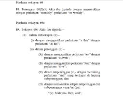 Akta kerja (akta ) versi pdf di %/act %%%20employment%20act%pdf. Akta Kerja 1955 Pindaan Pada Seksyen 60d Dulu Lain Sekarang Lain