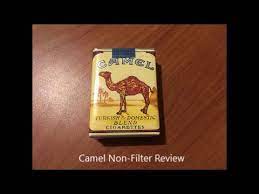 Reduce the harshness and irritation of cigarettes. Camel Non Filter Cigarette Review Youtube