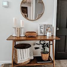 Neutral Boho Entryway And Console Table Styling Regram Via Myeclecticgrace Eclectic Console Tables Hall Table Decor Entryway Table Decor