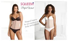 squeem perfect waist belly binder for postpartum bellies