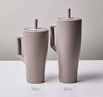 Amazon.com: BrüMate Era - Vaso aislado 100 % a prueba de fugas con tapa y  pajilla, hecho de acero inoxidable, base compatible con portavasos y asa,  ...