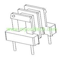 Bobbins | EE8.3 Horizontal 2+2 Pins Coil And Transformer ...