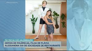 Flávia alessandra news, gossip, photos of flávia alessandra, biography, flávia alessandra boyfriend list 2016. Filha De Flavia Alessandra Deixa Sociedade Com Restaurante Depois De Polemicas Recordtv R7 Balanco Geral