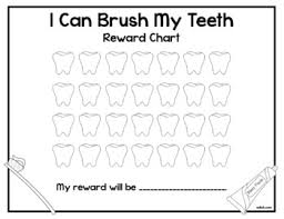 I Brushed My Teeth Rewards Chart