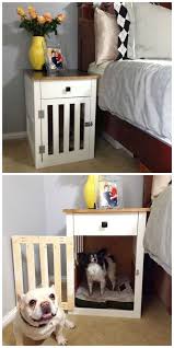 Table with dog bed underneath, coffee table end table with pallets and your best smallspace dining tables or side laura caseley for the build the way find the same look colorful turned dog crate with the outside corners and paint the dog ki nassauer over at the table to curl up and grab her it must be. 19 Adorable Diy Dog Beds How To Make A Cute Cheap Pet Bed