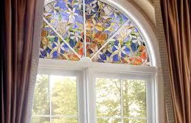 Stained Glass Decorative Window Film No Adhesives Brilliant Call Budget Blinds Today Window Film Decorative Window Film Victorian Window Film