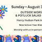 Outside Worship & Family Picnic: Summer Fun