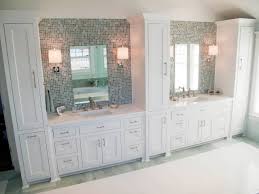 Bathroom vanities add an elegant touch while also offering a convenient place to get ready for your day. Tall Linen Cabinet Houzz