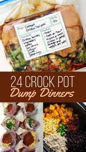 24 Dump Dinners You Can Make In A Crock Pot Crock Pot Cooking Dump Meals Recipes